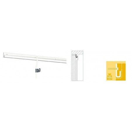 Guía para colgar cuadros Classic Rail PRO BLANCO 200 cm