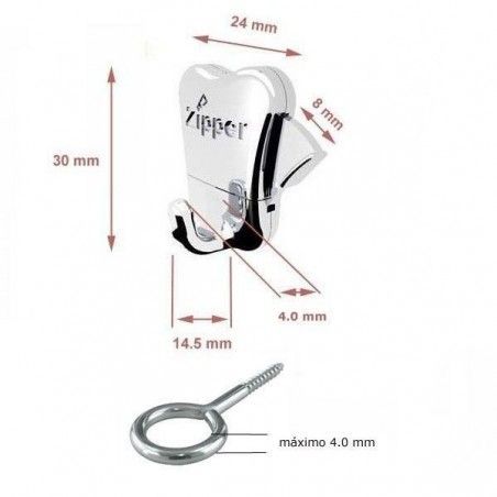 Gancho para colgar cuadros ZIPPER. 20 Kg