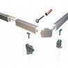 Sistema para colgar cuadros MiniRail Blanco 200 cm.