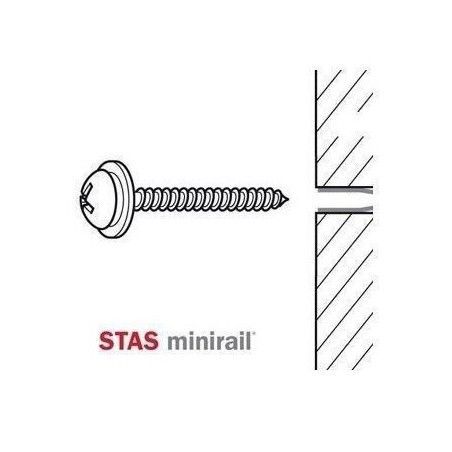 Sistema para colgar cuadros MiniRail Blanco 200 cm.
