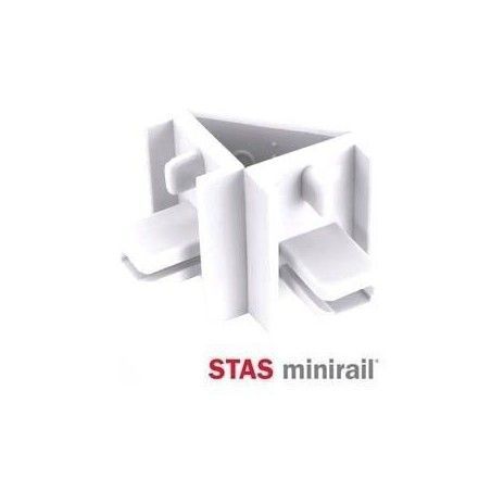 Combi / Extremo blanco para guías MiniRail