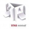 Combi / Extremo blanco para guías MiniRail