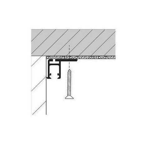 TOPRAIL FLAT BLANCO 200 CM 45 KG