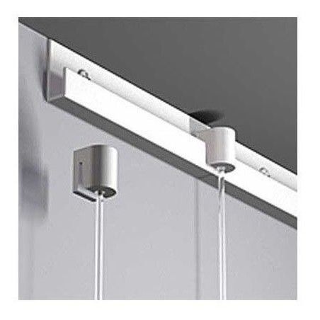 kit ClassicRail blanco para colgar cuadros sin taladrar