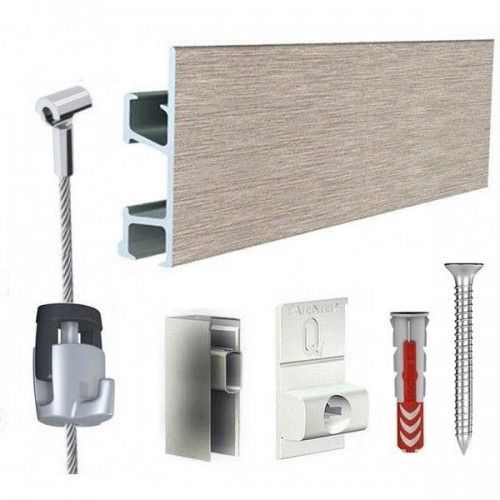 kit artiteq pro plata acero ratchet para colgar cuadros