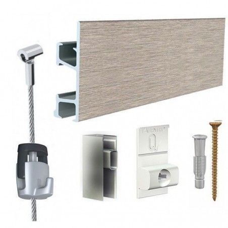 kit artiteq pro plata acero ratchet para colgar cuadros