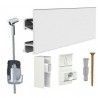 kit artiteq pro blanco 200 cm acero ratchet para colgar cuadros