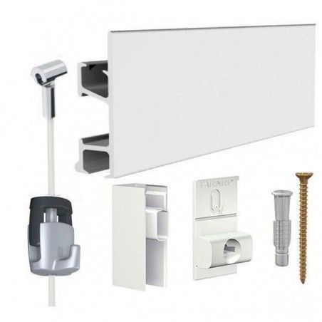kit artiteq pro blanco nylon ratchet para colgar cuadros