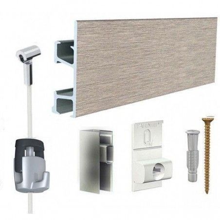 kit artiteq pro plata nylon ratchet para colgar cuadros