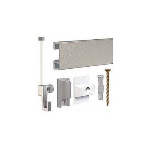 Kit ClickRail plata. Cable de nylon  MINI HACK colgar cuadros