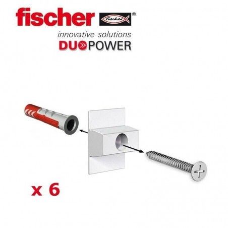 Kit jblock guia de pared blanca, nylon, cobra, acero para colgar cuadros