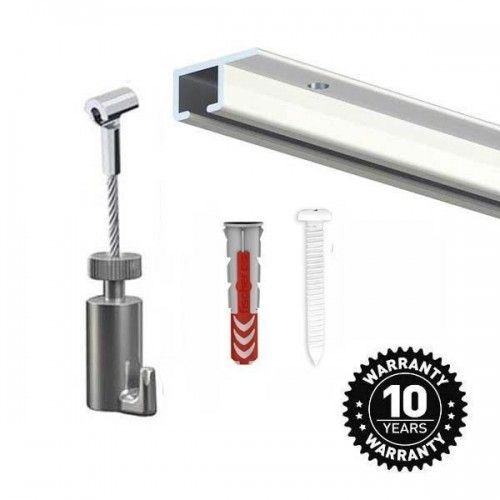 Guias y rieles para colgar cuadros en kits