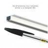 Guias y rieles en kits para colgar cuadros con nylon