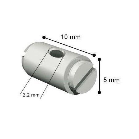 Sujetacables nylon-acero